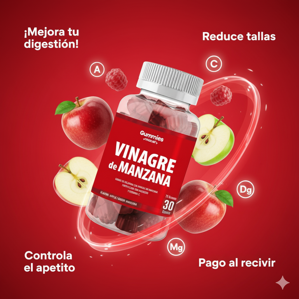Vinagre de Manzana Premium | Magnesio y Vitamina C